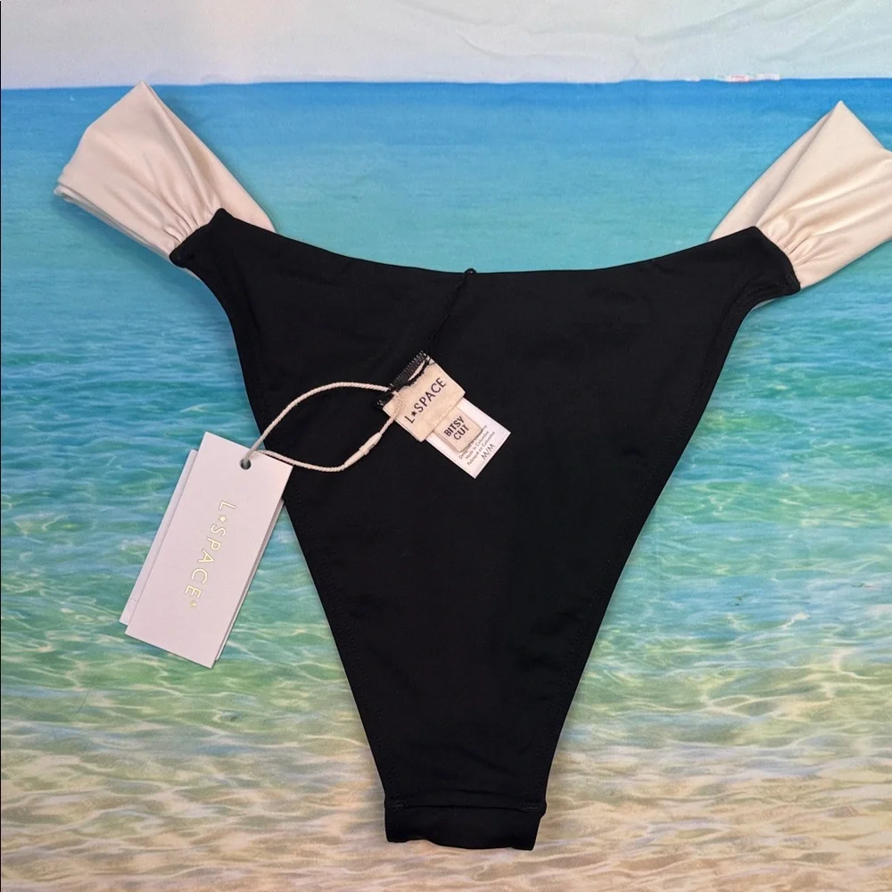 L*Space Black & White Bikini Set – NWT Top: Large | Bottom: Medium